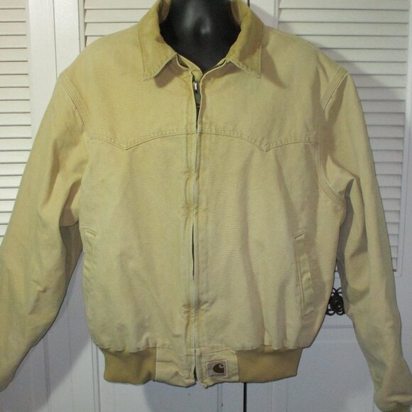Vtg. Carhartt J14 WET Santa Fe Lined Jacket 2X-Large